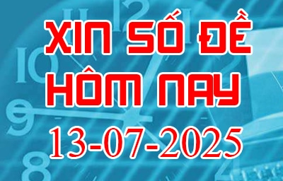 Xin số đề hôm nay ngày 13-07